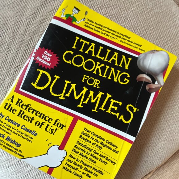 Italian Cooking For Dummies (Over 150 Recipes) (Good Condition -Bended Cover) - Picture 2 of 13